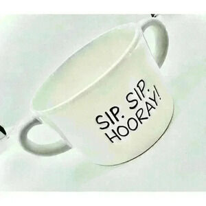 Blueberry Cove 16oz Coffee Mug Sip Sip‎ Hooray Ceramic Oversized Farmhouse Gift